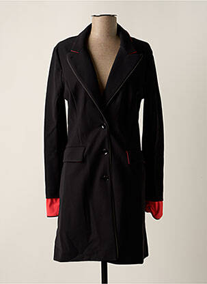 Palton lung negru CYCLAMELLE femeie