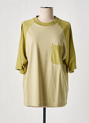 Tricou guler rotund mâneci scurte verde LEVI'S femeie