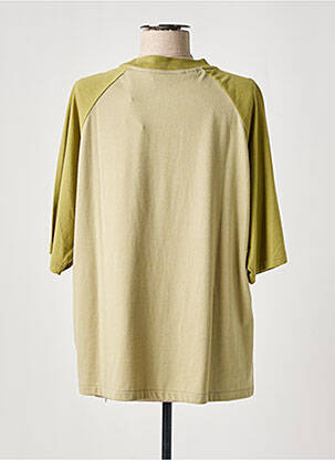 Tricou guler rotund mâneci scurte verde LEVI'S femeie