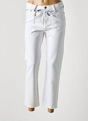 Blugi cu croială dreaptă alb TEDDY SMITH femeie