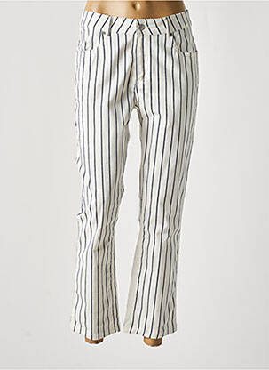 Pantalon 7/8 alb SIGNE NATURE femeie