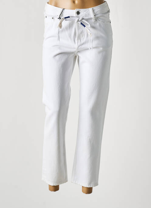 Blugi cu croială dreaptă alb TEDDY SMITH femeie