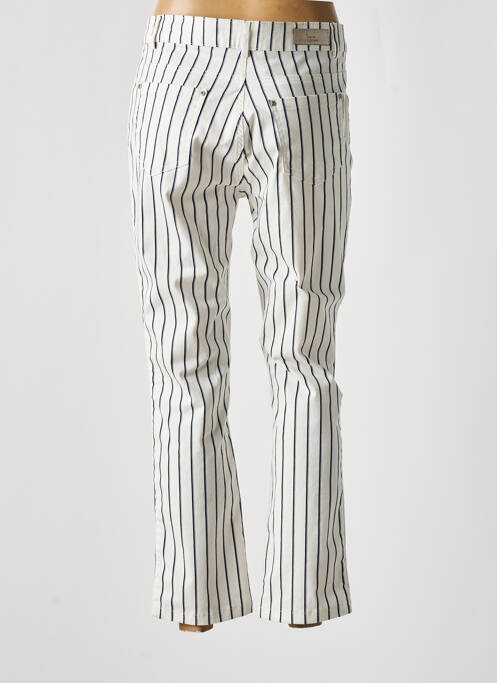 Pantalon 7/8 alb SIGNE NATURE femeie