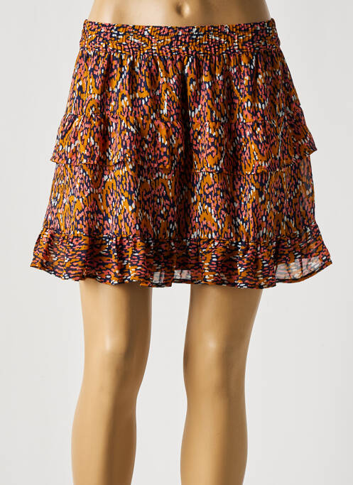 Fustă scurtă maro ONLY femeie