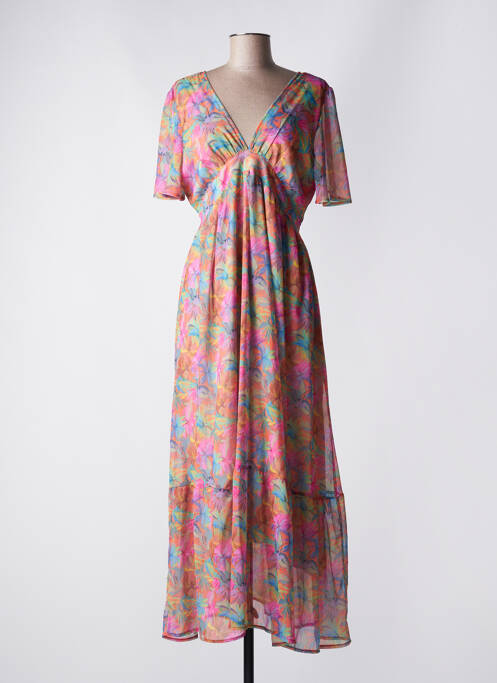 Rochie lungă portocaliu RUE DES ABBESSES femeie