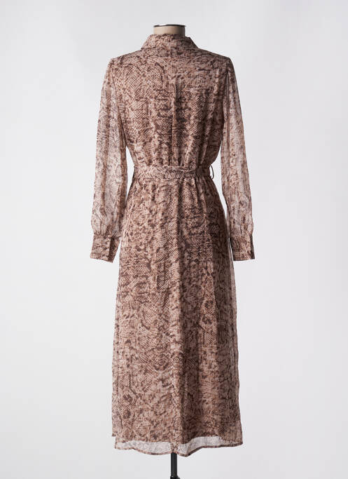 Rochie lungă maro GRACE & MILA femeie