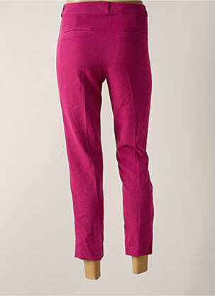 Pantalon 7/8 talie înaltă talie înaltă roz VINTAGE LOVE femeie