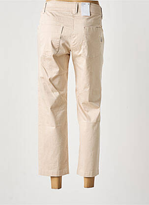 Pantalon 7/8 țesătură poplin talie joasă bej BETTY & CO femeie
