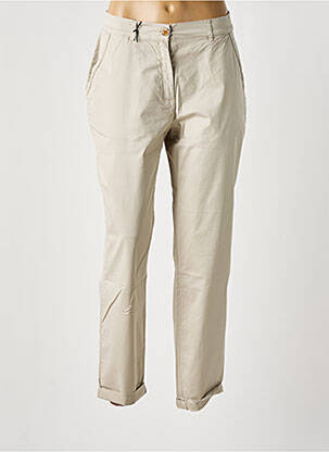 Pantalon 7/8 bej EAST DRIVE femeie