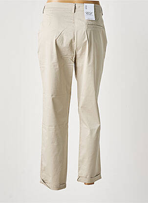 Pantalon 7/8 talie cu cleme mărime normală bej EAST DRIVE femeie