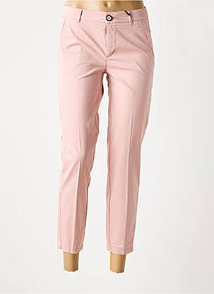 Pantalon 7/8 talie cu cleme talie joasă roz STREET ONE femeie