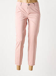 Pantalon 7/8 talie cu cleme talie joasă roz STREET ONE femeie