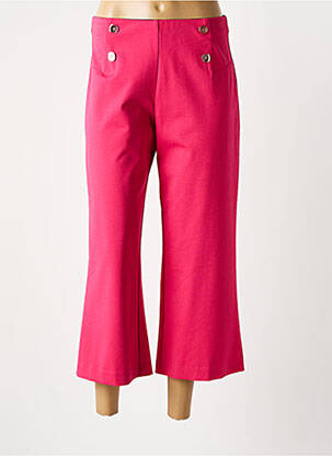 Pantalon trei sferturi roz EAST DRIVE femeie