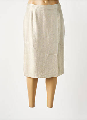 Fustă midi bej CHRISTINE LAURE femeie