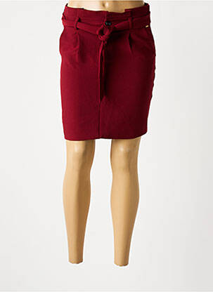 Fustă scurtă roșu DEELUXE femeie