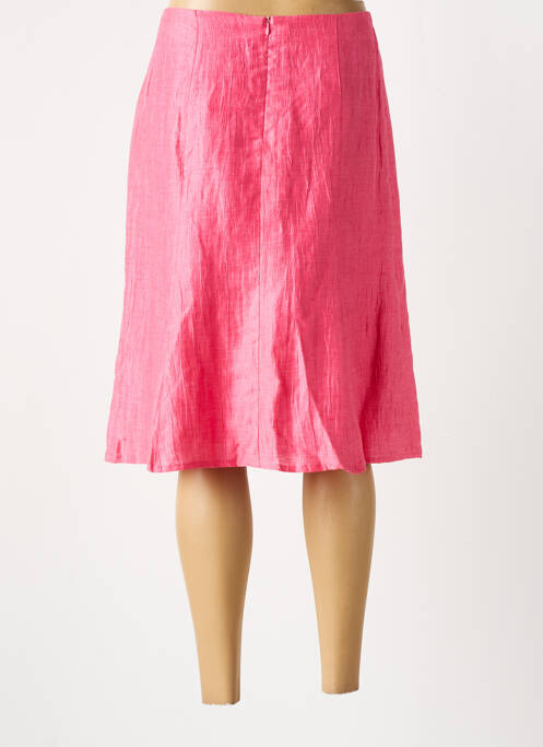 Fustă midi roz CHRISTINE LAURE femeie