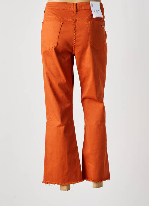 Blugi bootcut portocaliu EAST DRIVE femeie