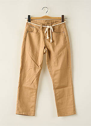 Pantalon trei sferturi bej CREAM femeie