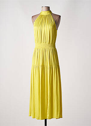 Rochie lungă verde MORGAN femeie