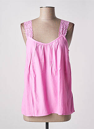 Top roz CREAM femeie