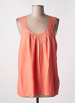 Top portocaliu CREAM femeie