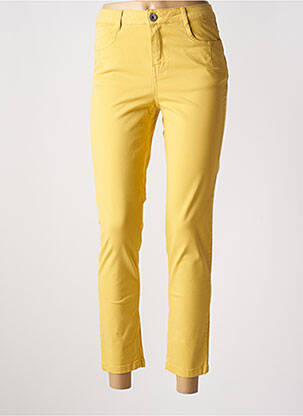 Pantalon 7/8 galben LOLA ESPELETA femeie