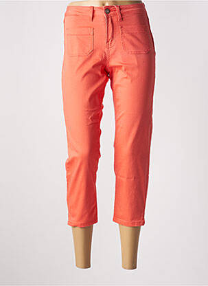 Pantalon trei sferturi portocaliu CREAM femeie