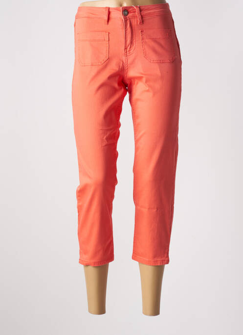 Pantalon trei sferturi portocaliu CREAM femeie