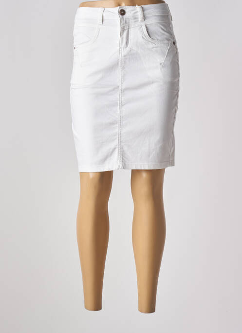 Fustă midi alb CREAM femeie