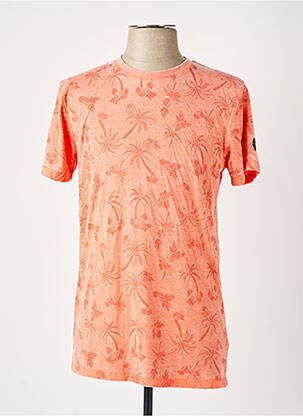 Tricou portocaliu LE TEMPS DES CERISES bărbat