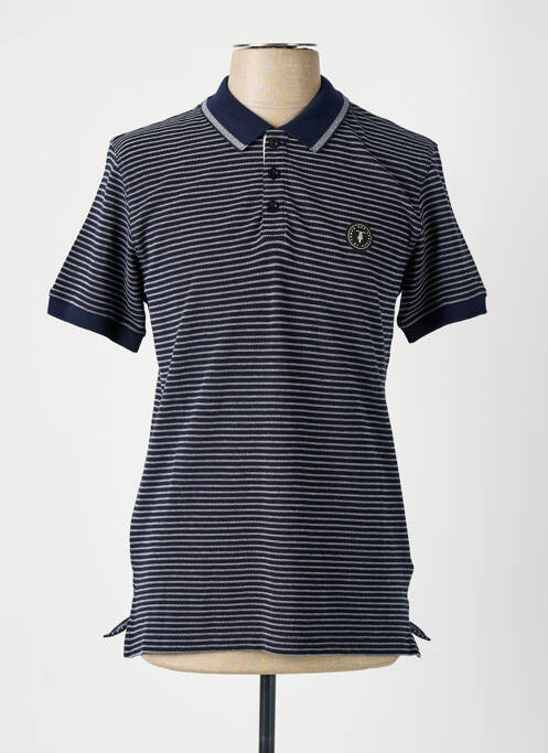 Polo albastru LE TEMPS DES CERISES bărbat