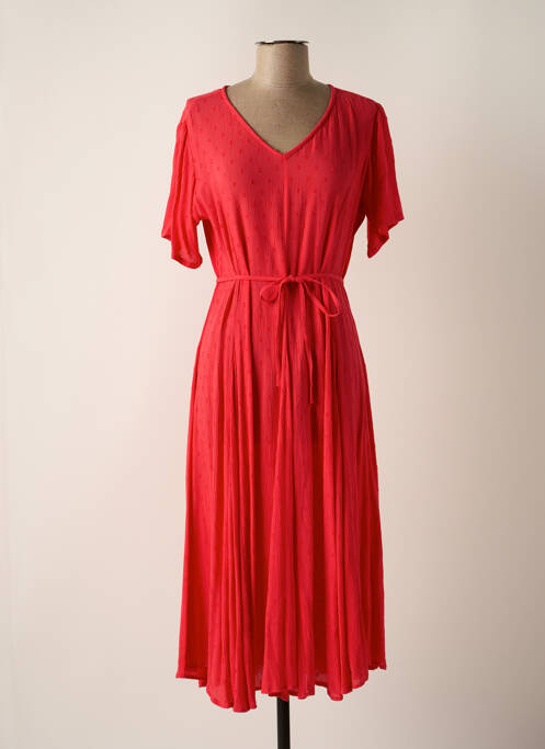 Rochie midi roz ORIENTIQUE NATURALLY femeie