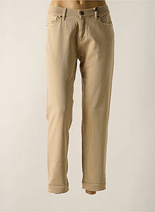 Blugi cu croială dreaptă bej FIVE femeie