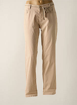 Pantalon drept elasticitate bej PARA MI femeie