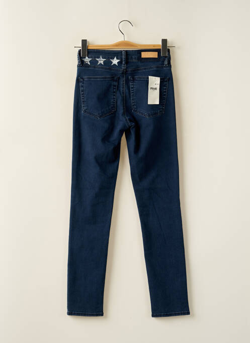 Blugi skinny albastru FIVE femeie