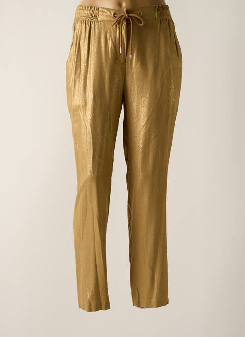 Pantalon drept auriu EVA KAYAN femeie