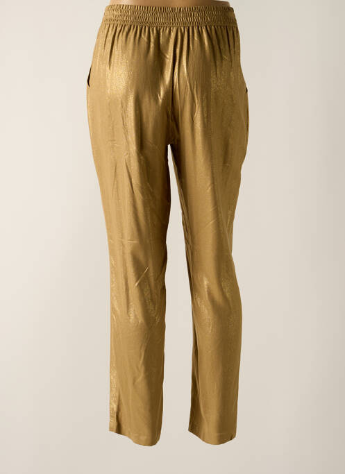 Pantalon drept auriu EVA KAYAN femeie