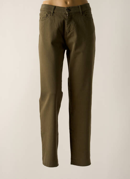 Blugi cu croială dreaptă verde FIVE femeie