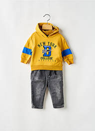 Set pantaloni talie elastică galben PLEASE băiat