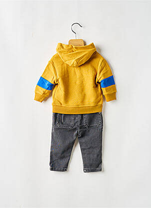 Set pantaloni talie elastică galben PLEASE băiat