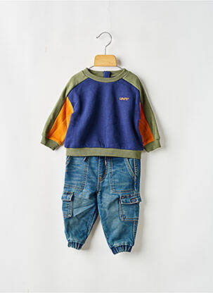 Set pantaloni talie elastică albastru LEVI'S băiat