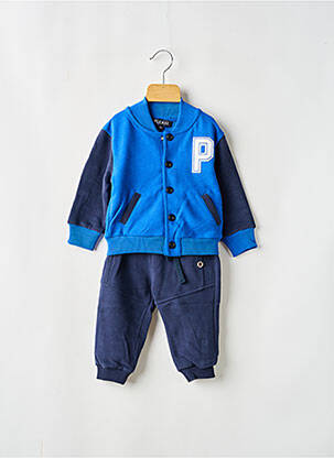 Set pantaloni talie elastică albastru PLEASE băiat