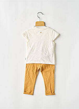 Set pantaloni tip de tricou galben NOPPIES fată