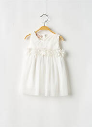 Rochie midi fără mâneci fără mâneci alb PLEASE fille