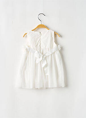 Rochie midi fără mâneci fără mâneci alb PLEASE fată