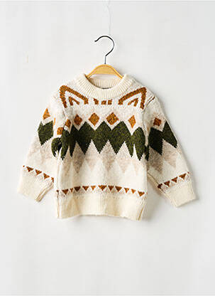 Pulover bej PLEASE băiat