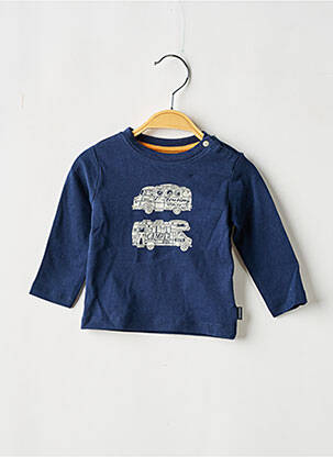 Tricou mâneci lungi mâneci lungi albastru NOPPIES băiat