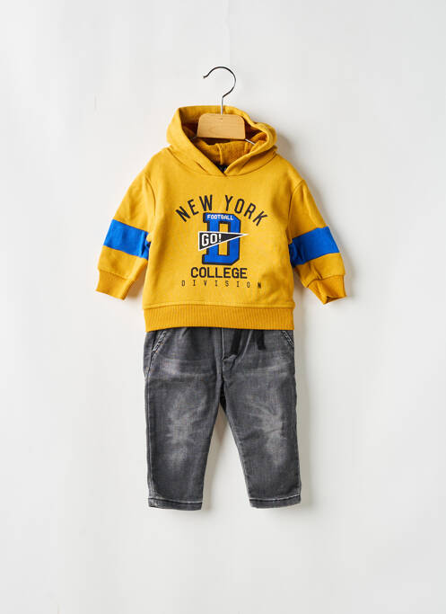 Set pantaloni galben PLEASE băiat