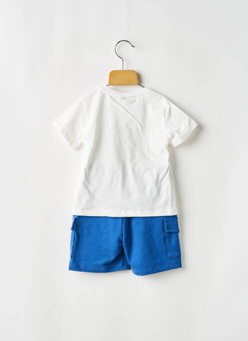 Set șort albastru PLEASE băiat