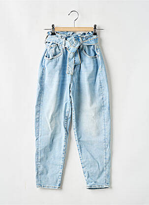 Blugi croială Mom albastru LE TEMPS DES CERISES fată